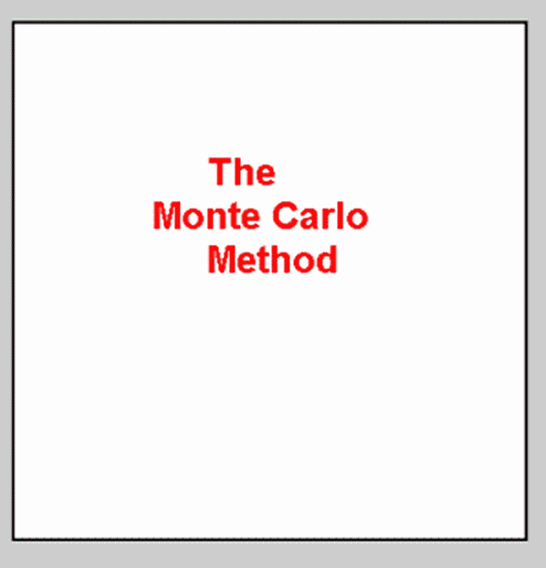 Monte Carlo and Darts.
